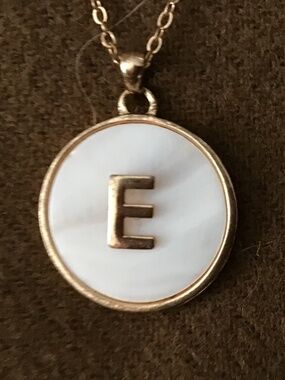 Lovely Alphabet Letter E Pendant